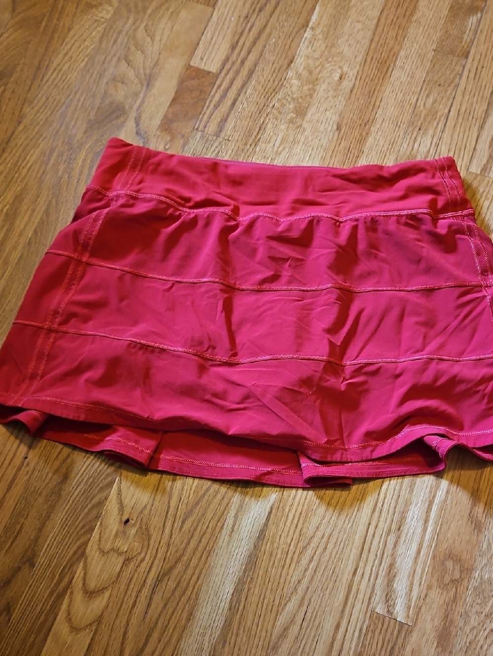lululemon athletica red athletic skirt
